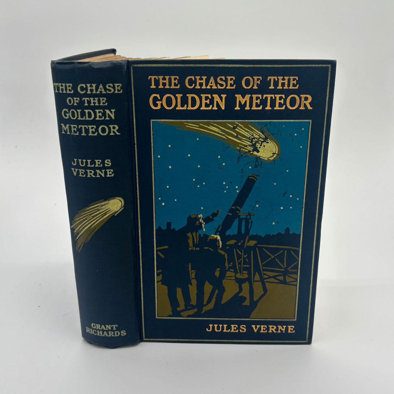 Jules Verne, The Chase of the Golden Meteor, reissue, 1909